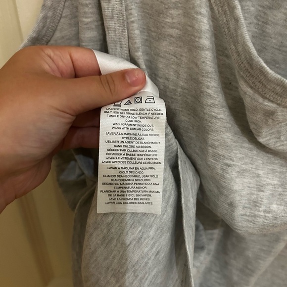 Hurley Heather Gray Tank Top Tee - Picture 6 of 6